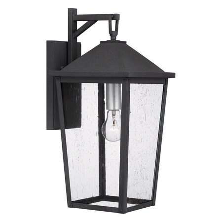 Quoizel Stoneleigh Outdoor Wall 1 Light Mottled Black STNL8409MB